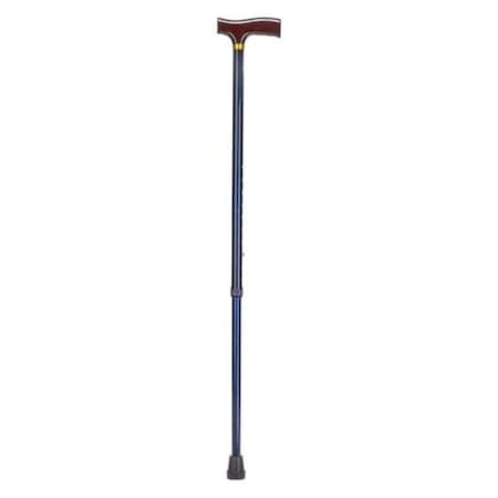 Mabis Mabis 502-1351-9913 Lightweight Adjustable Designer Cane - Derby Top - Blue Ice 502-1351-9913